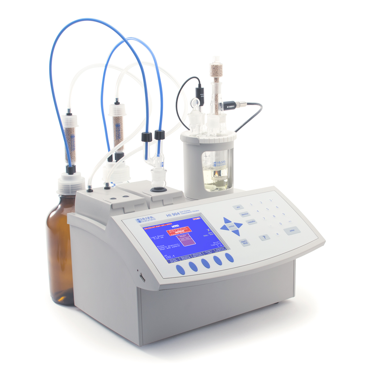 Karl Fischer Coulometric Titrator HI904 With diaphragm Chemstock