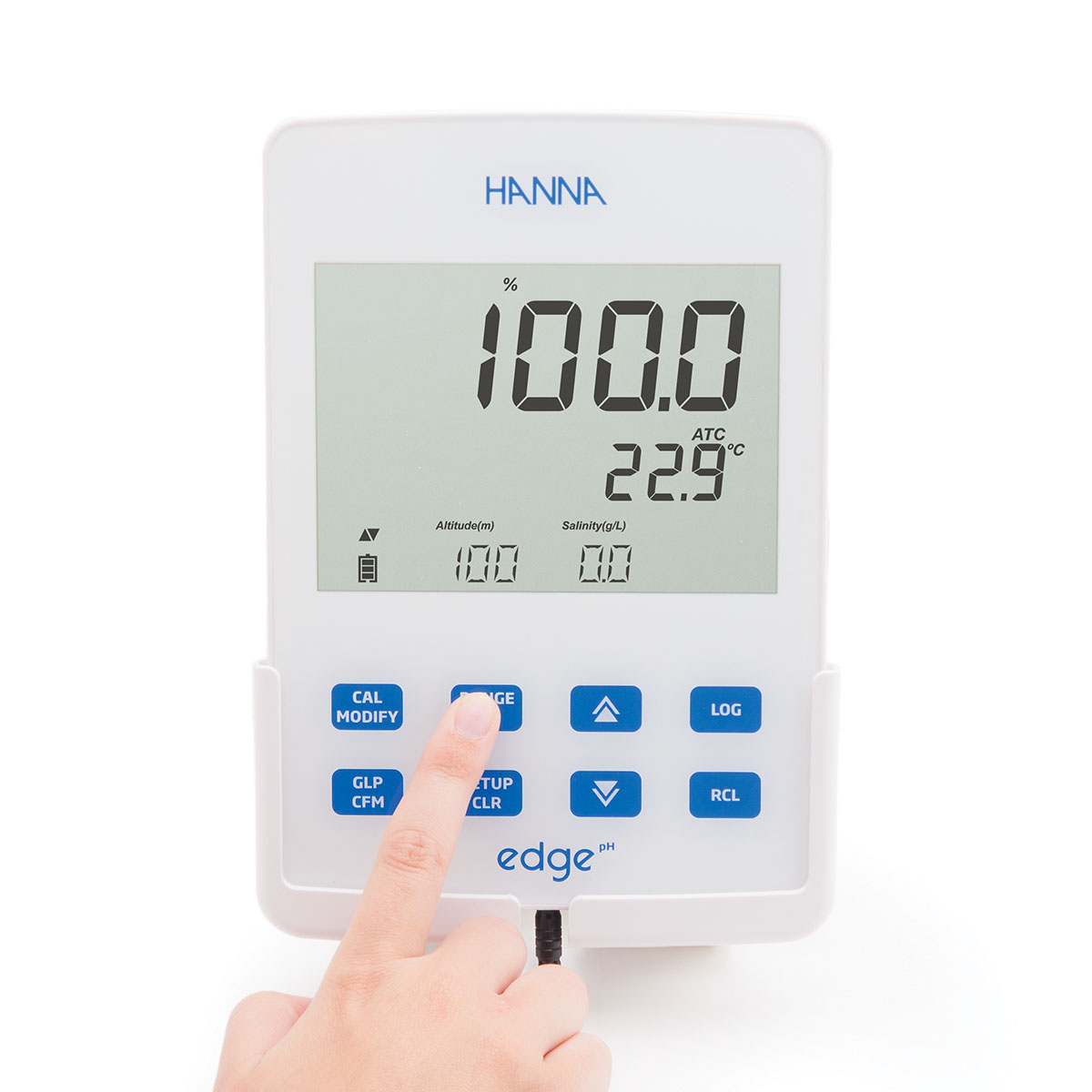 hi2004 edge Dissolved Oxygen meter wall mount