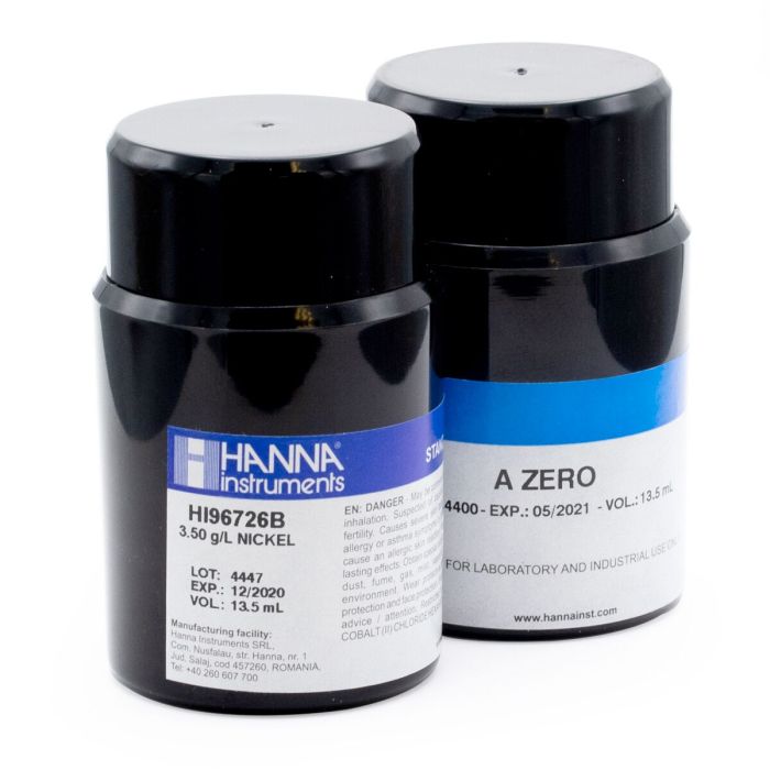 Nickel High Range CAL Check™ Standards - HI96726-11 - Chemstock