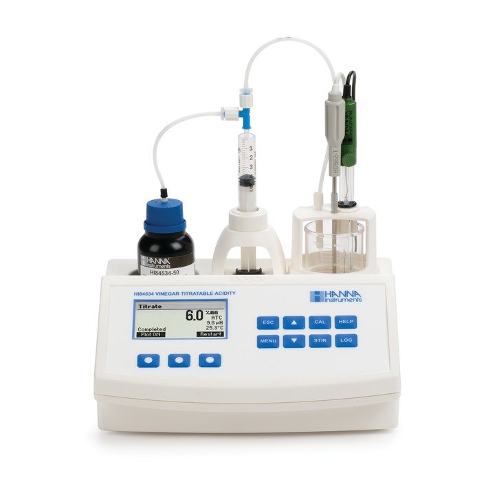 HI84534 Titratable acidity titrator and pH meter for Vinegar Chemstock